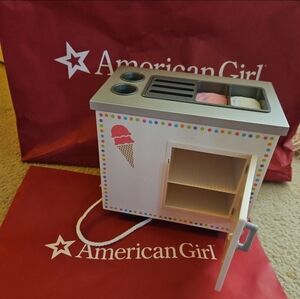 American Girl ice cream cart